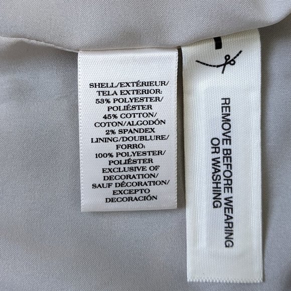 Ann Taylor Silver and Blue Embroidered Sheath - Picture 8 of 11